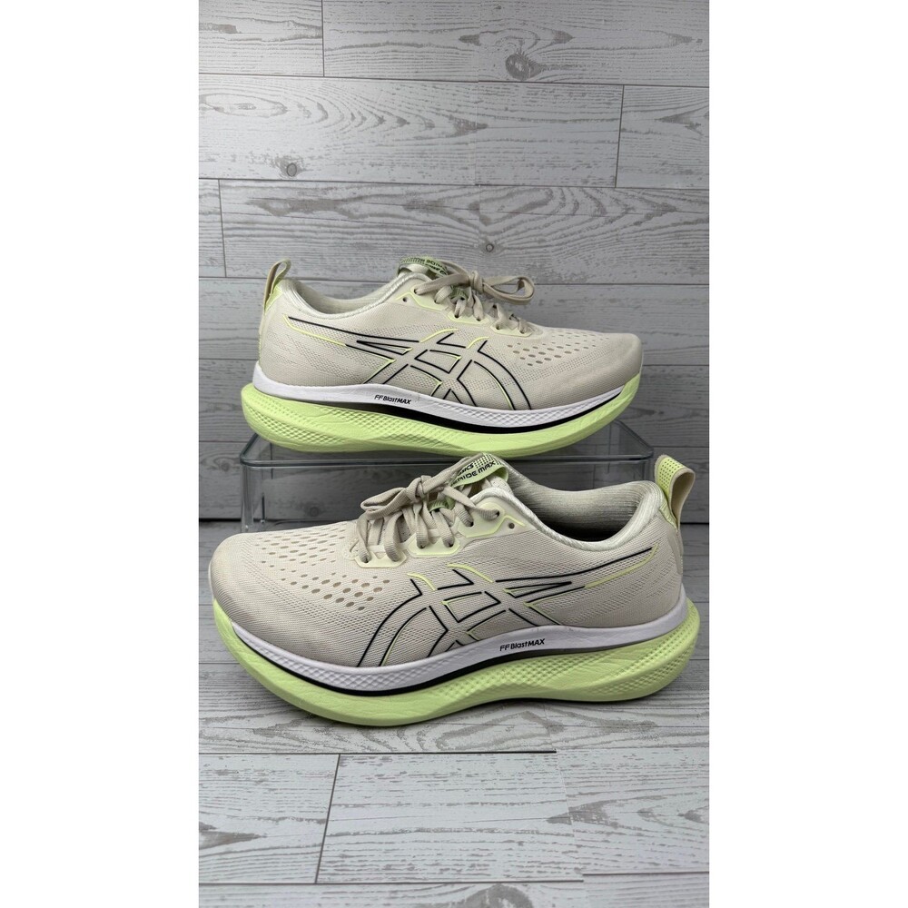 Asics Glideride Max Womens Size 9.5 Birch Black Running Athletic Shoes #339